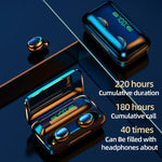 Auricular Bluetooth com Luz Respiratória de Quatro Barras + Ecrã Digital e Redução de Ruído Série Macaron F9-5C, Luz de Quatro Barras Azul Escuro, Luz de Quatro Barras Rosa, Luz de Quatro Barras Azul Bebé, Luz de Quatro Barras Amarela F9-5C Macaron