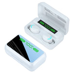 Auricular Bluetooth com Luz LED Espelhada + Ecrã Digital e Redução de Ruído R11, R11 (Preto), R11 (Branco)