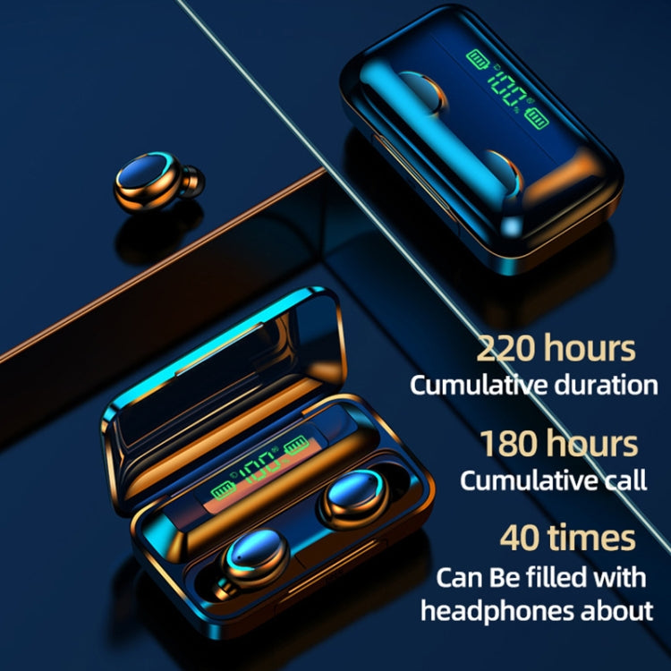 Auricular Bluetooth com Luz LED Espelhada + Ecrã Digital e Redução de Ruído R11, R11 (Preto), R11 (Branco)