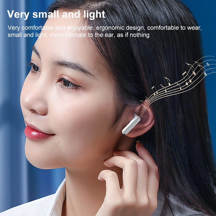 Auricular Bluetooth Sem Fios V9 Mirror Noodle com Compartimento de Carregamento
