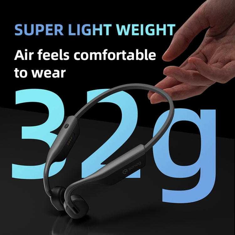 Auricular Desportivo Bluetooth 5.1 HiFi por Condução Aérea Sanag A9S Pro