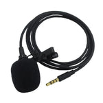 Microfone Lavalier de Colarinho com Clipe para Gravação para Telemóvel, Comprimento do Cabo: 2,5m, 2,5m