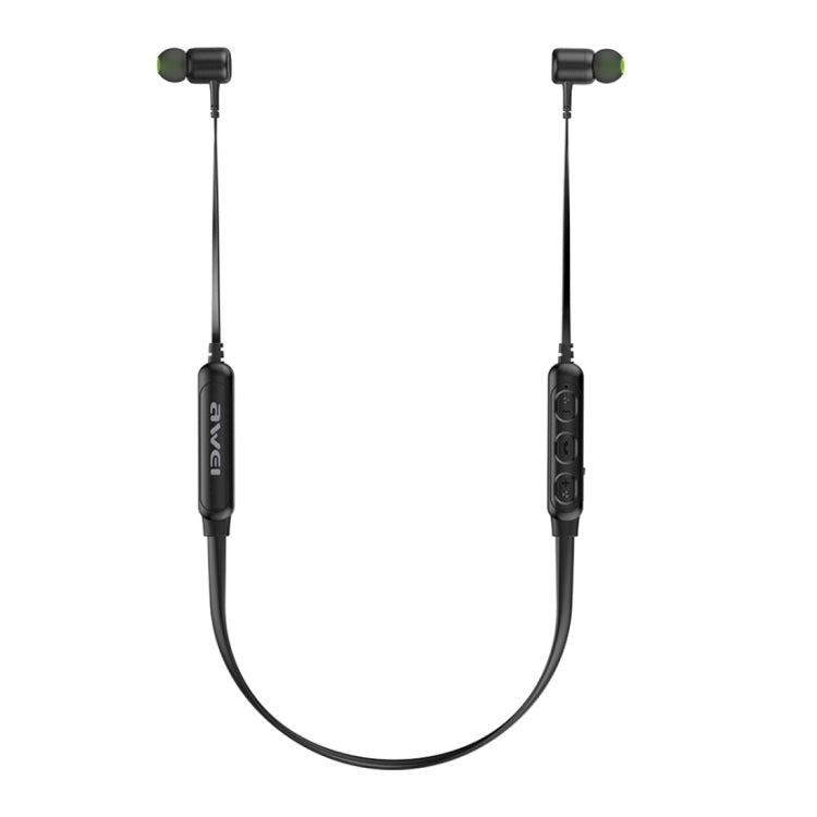 Auricular estéreo desportivo Bluetooth sem fios awei G30BL para usar ao pescoço