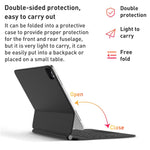 Para iPad Air 2022 / 2020 Capa de Couro com Teclado Bluetooth Suspenso Mágico T89, Para iPad Air 2022 / 2020