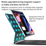 Para iPad Air 2022 / 2020 Capa de Couro com Teclado Bluetooth Suspenso Mágico T89, Para iPad Air 2022 / 2020