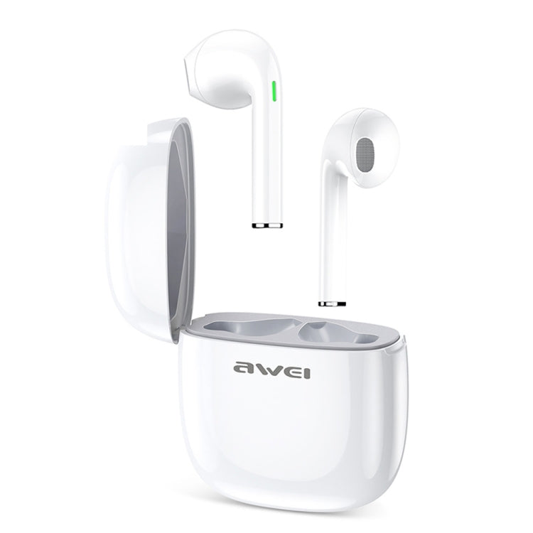 Auricular desportivo TWS Bluetooth V5.0 awei T28 com estojo de carregamento