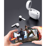 Auricular desportivo TWS Bluetooth V5.0 awei T28 com estojo de carregamento