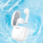 Auricular desportivo TWS Bluetooth V5.0 awei T28 com estojo de carregamento