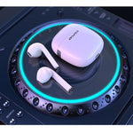 Auricular desportivo TWS Bluetooth V5.0 awei T28 com estojo de carregamento