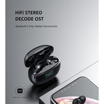 Auricular desportivo TWS Bluetooth V5.0 awei T15P com ecrã LED e estojo de carregamento, T15P