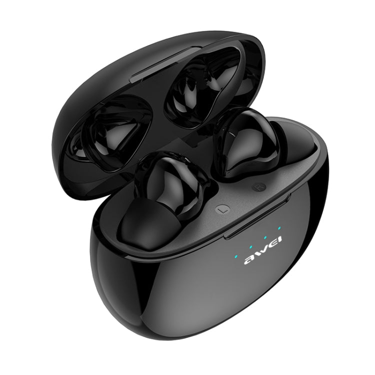 Auricular desportivo TWS Bluetooth V5.0 awei T15 com estojo de carregamento, T15
