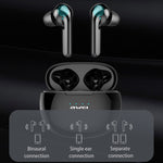 Auricular desportivo TWS Bluetooth V5.0 awei T15 com estojo de carregamento, T15