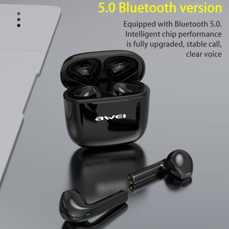 Auricular desportivo TWS Bluetooth V5.0 awei T26 Pro com estojo de carregamento, T26 Pro