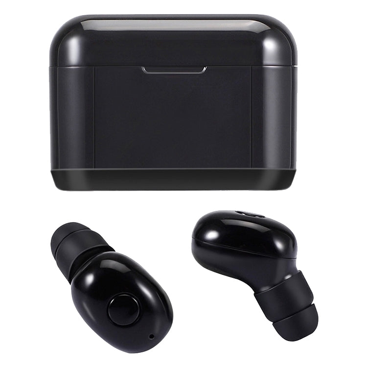 Auricular Bluetooth sem fios DT-4 IPX à prova de água Bluetooth 5.0 com caixa de carregamento magnética de 350mAh, suporte para chamadas, DT-4