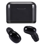 Auricular Bluetooth sem fios DT-4 IPX à prova de água Bluetooth 5.0 com caixa de carregamento magnética de 350mAh, suporte para chamadas, DT-4