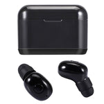 Auricular Bluetooth sem fios DT-4 IPX à prova de água Bluetooth 5.0 com caixa de carregamento magnética de 350mAh, suporte para chamadas, DT-4