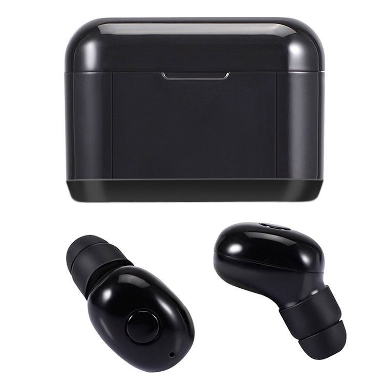 Auricular Bluetooth sem fios DT-4 IPX à prova de água Bluetooth 5.0 com caixa de carregamento magnética de 350mAh, suporte para chamadas, DT-4