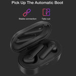 Auricular Bluetooth Sem Fios DT-5 IPX à Prova de Água Bluetooth 5.0 com Caixa de Carregamento Magnética, Suporta Função de Chamada e Power Bank, DT-5