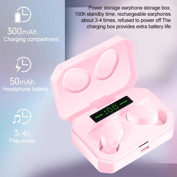 Auricular Bluetooth Sem Fios DT-14 com Dois Ouvidos, Suporta Toque, Carregamento Magnético Inteligente e Emparelhamento Automático ao Ligar