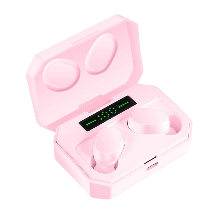 Auricular Bluetooth Sem Fios DT-14 com Dois Ouvidos, Suporta Toque, Carregamento Magnético Inteligente e Emparelhamento Automático ao Ligar