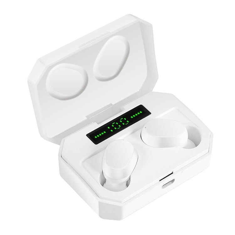 Auricular Bluetooth Sem Fios DT-14 com Dois Ouvidos, Suporta Toque, Carregamento Magnético Inteligente e Emparelhamento Automático ao Ligar