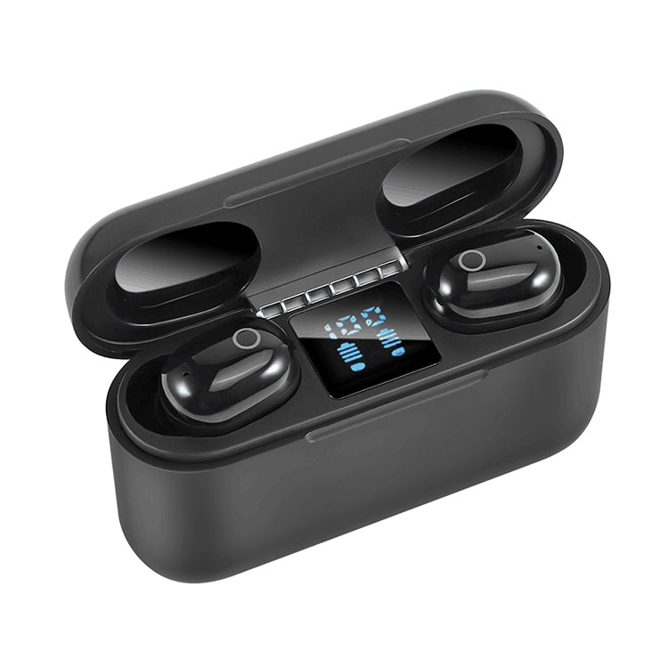 Auricular Bluetooth Sem Fios Dt-18 com Dois Ouvidos, Caixa de Carregamento de 2000mAh, Toque e Carregamento Magnético Inteligente