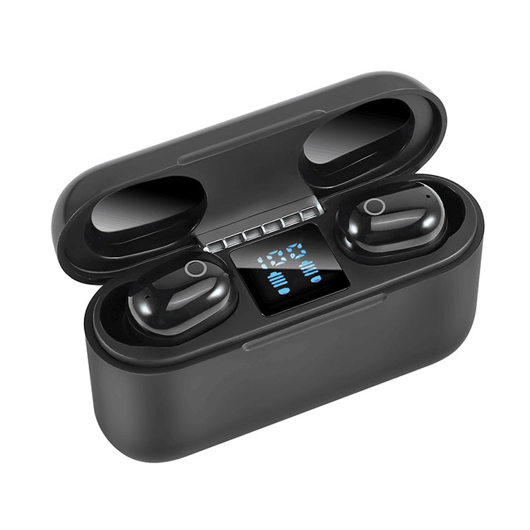 Auricular Bluetooth Sem Fios Dt-18 com Dois Ouvidos, Caixa de Carregamento de 2000mAh, Toque e Carregamento Magnético Inteligente