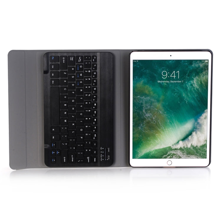 Capa de Tablet em Pele com Teclado Bluetooth ABS Ultra-fino Desmontável A09 Bluetooth 3.0 para iPad Air / Pro 10.5 polegadas (2019), com Suporte