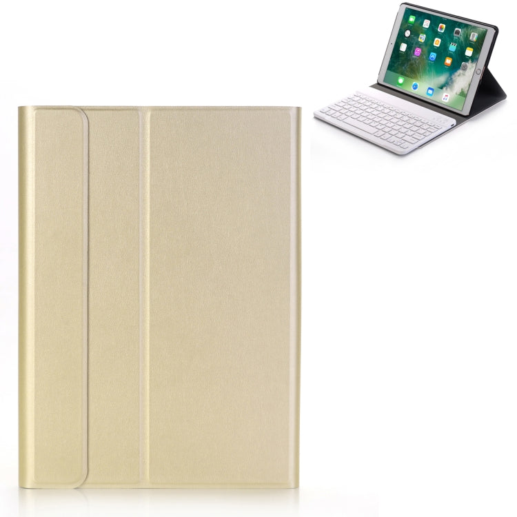 Capa de Tablet em Pele com Teclado Bluetooth ABS Ultra-fino Desmontável A09 Bluetooth 3.0 para iPad Air / Pro 10.5 polegadas (2019), com Suporte