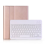 Capa de Tablet em Pele com Teclado Bluetooth ABS Ultra-fino Desmontável A09 Bluetooth 3.0 para iPad Air / Pro 10.5 polegadas (2019), com Suporte
