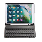 Capa de Tablet em Pele com Teclado Bluetooth ABS Ultra-fino Desmontável A09B Bluetooth 3.0 para iPad Air / Pro 10.5 polegadas (2019), com Suporte para Caneta e Suporte