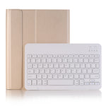 Capa de Tablet em Pele com Teclado Bluetooth ABS Ultra-fino Desmontável A09B Bluetooth 3.0 para iPad Air / Pro 10.5 polegadas (2019), com Suporte para Caneta e Suporte