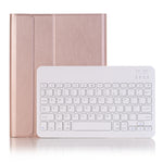 Capa de Tablet em Pele com Teclado Bluetooth ABS Ultra-fino Desmontável A09B Bluetooth 3.0 para iPad Air / Pro 10.5 polegadas (2019), com Suporte para Caneta e Suporte