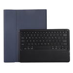 Teclado Bluetooth A12B 3.0 Ultra-fino Destacável Capa de Couro para Tablet para iPad Air 13 2024 / 2025 / Pro 12.9 polegadas 2022 / 2021 / 2020 / 2018, com Slot para Caneta e Suporte