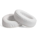 1 Par de Estojo Protetor Oval em Pele com Bisel para Auriculares Brainwavz HM5 / Philip SHP9500