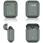 J18 Auscultadores Bluetooth 5.0 TWS Binaurais Sem Fios com Caixa de Carregamento, J18 (Verde), J18 (Ouro Rosa), J18 (Branco), J18 (Preto)