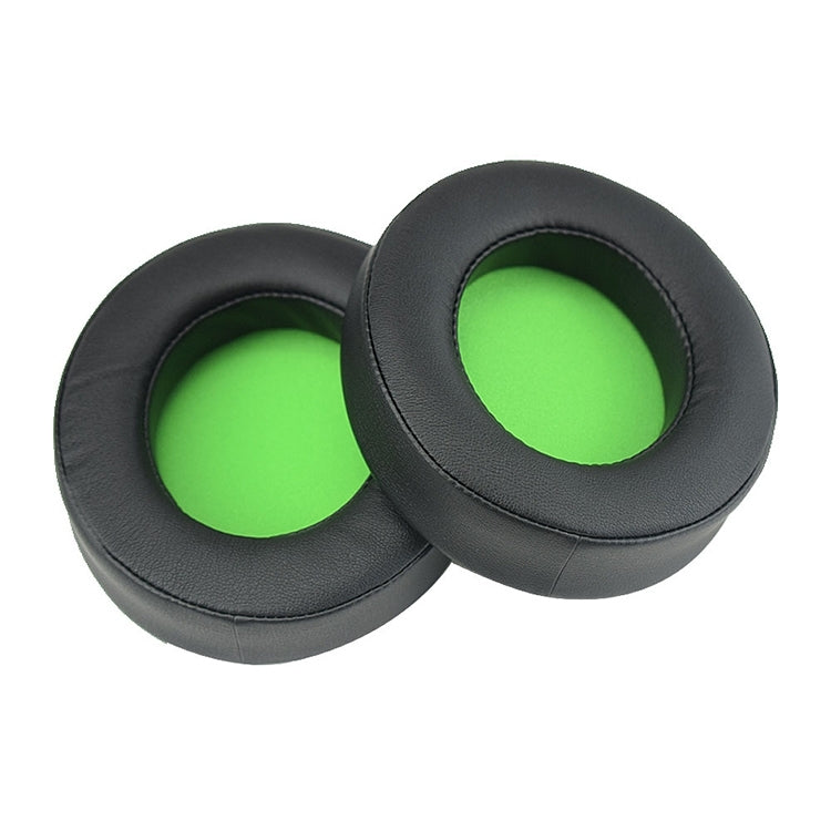 2 Unidades de Almofadas de Espuma com Rede Verde para Auscultadores Razer Kraken 7.1 V2 Pro, Substituição de Almofadas, Para Razer Kraken 7.1 V2 Pro (Verde)