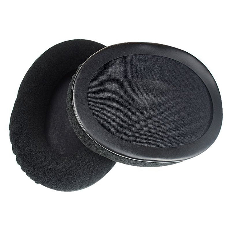 2 PCS Para Kingston KHX-HSCP / HyperX Cloud II Almofada de Auscultadores Capa de Espuma de Rede Preta de Flanela Substituição de Almofadas Auriculares, Para Kingston KHX-HSCP HyperX Cloud II (Flanela Preta)
