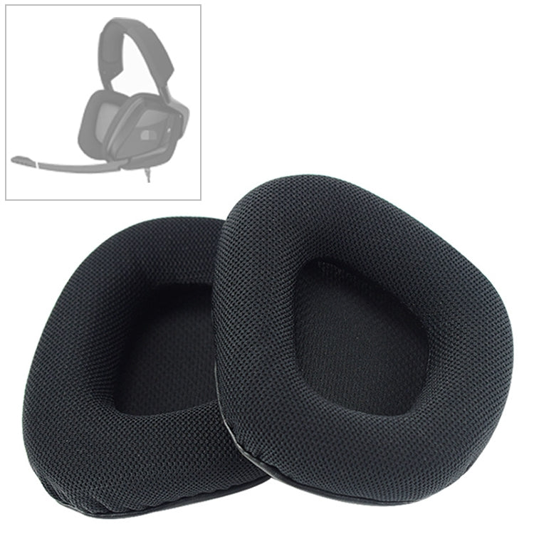 2 Pares Para Corsair Void RGB Pro Almofada de Auscultadores Capa de Tecido de Malha Substituição de Almofadas Auriculares, Para Corsair Void RGB Pro