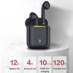 T&G J18 Auscultadores Bluetooth 5.1 TWS Sem Fios Binaurais com Caixa de Carregamento