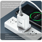 IVON AD52 18W USB-C / Type-C + USB Porta Dupla PD Carregamento Rápido