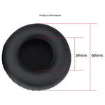 Para Auriculares JBL E30 Capa Protetora de Couro Imitado + Espuma Macia para Auriculares, Um Par, Para E30