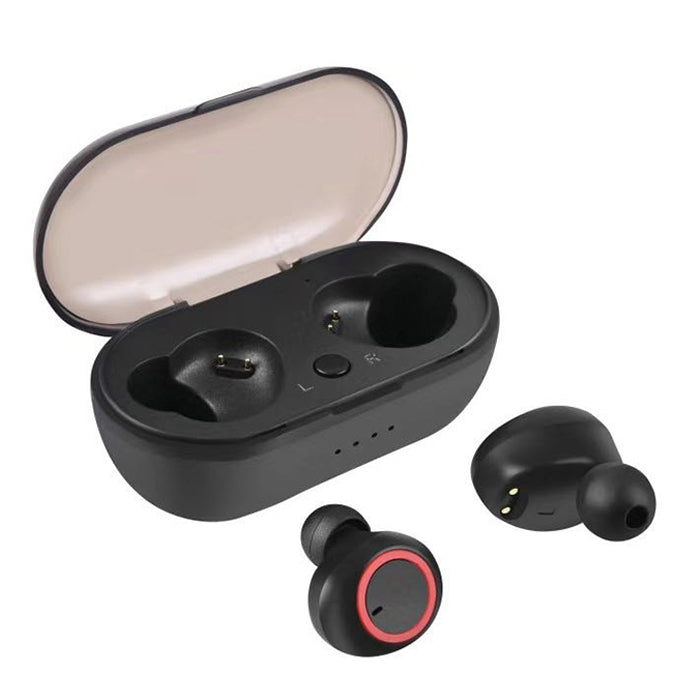 Auricular Estéreo Bluetooth Sem Fios TWS BTH-K08 V5.0 com Estojo de Carregamento