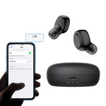 Auricular Estéreo Bluetooth Sem Fios TWS YH-03 V5.0 com Estojo de Carregamento, Suporta Assistente de Voz