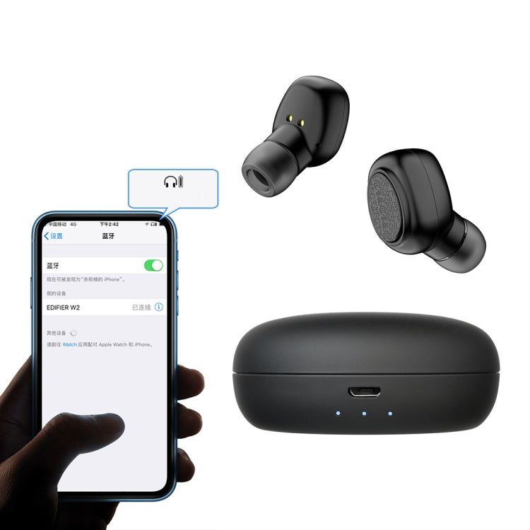 Auricular Estéreo Bluetooth Sem Fios TWS YH-03 V5.0 com Estojo de Carregamento, Suporta Assistente de Voz