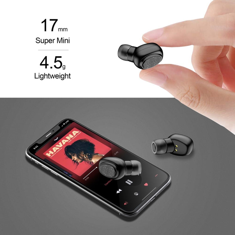 Auricular Estéreo Bluetooth Sem Fios TWS YH-03 V5.0 com Estojo de Carregamento, Suporta Assistente de Voz