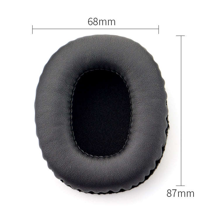 1 Par de Almofadas para Auriculares em Pele Imitada + Espuma de Memória para Marshall Monitor