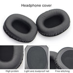 1 Par de Almofadas para Auriculares em Pele Imitada + Espuma de Memória para Marshall Monitor
