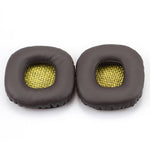 1 Par de Almofadas para Auriculares em Espuma Macia para Marshall MAJOR II / I, Branco, Preto, Castanho