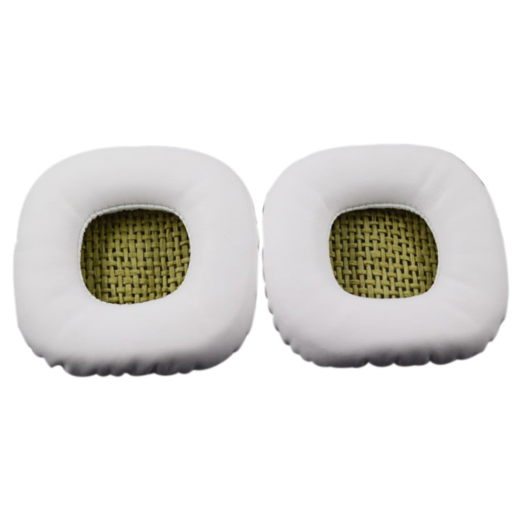 1 Par de Almofadas para Auriculares em Espuma Macia para Marshall MAJOR II / I, Branco, Preto, Castanho